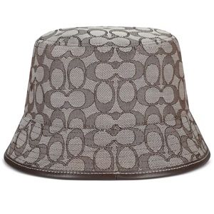 COACH Women's Signature C Jacquard Canvas Bucket Hat One Size C5815